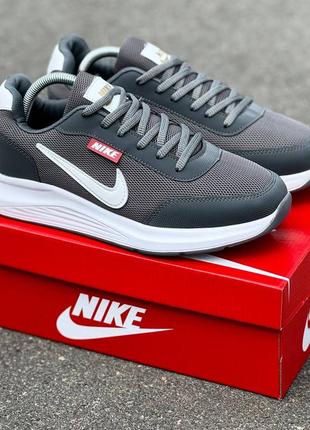Чоловічі кросівки nike running grey/white