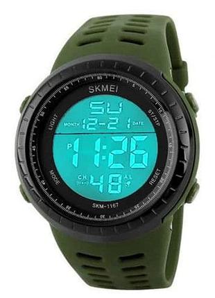 Мужские тактические часы skmei 1167ag / часы мужские спортивные / часы dx-625 для мужчины