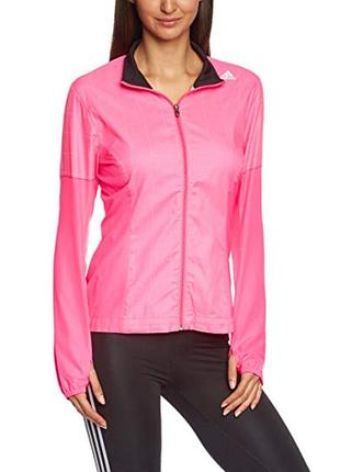 🏃‍♀️adidas supernova women's storm jacket  ветровка оригинальная беговая для занятием  спортом running женская розовая