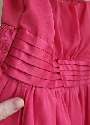 Сукня плаття міді платье сарафан на бретельках4 фото