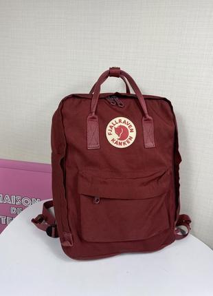 Fjallraven kanken оригинальный рюкзак классический канкен бордовый удобный
