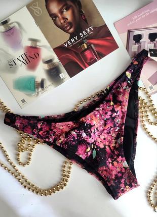 Плавки victoria's secret 💓 оригинал хищный цвет 😍 посадка на бедрах m escondido brazilian swim bottom 38