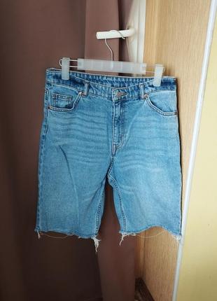 Джинсовые шорты бермуды monki 2