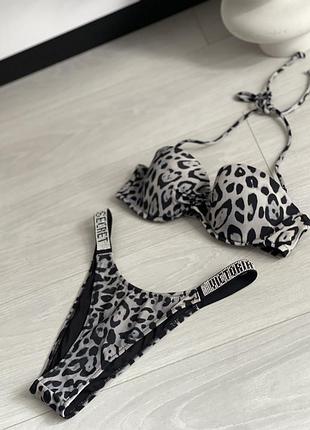 Купальник victoria’s secret стрази леопард