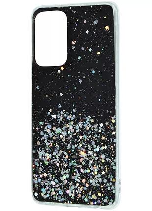 Чехол с блестками confetti для samsung galaxy a72 3