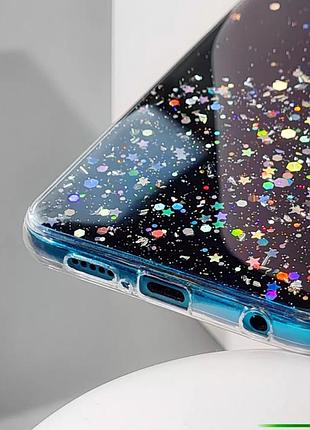 Чехол с блестками confetti для samsung galaxy a72 5