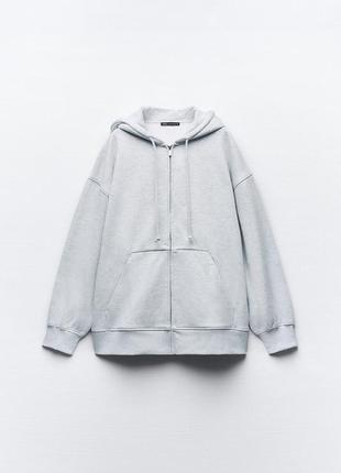 Женское худи с капюшоном zara