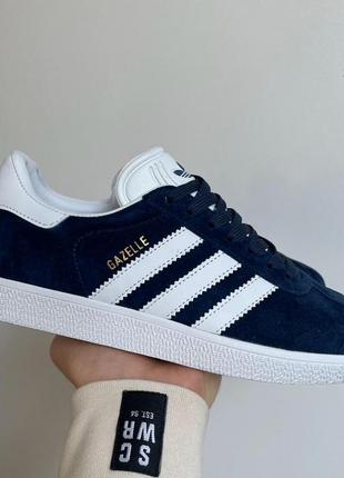 Чоловічі кросівки adidas gazelle dark blue v / smb