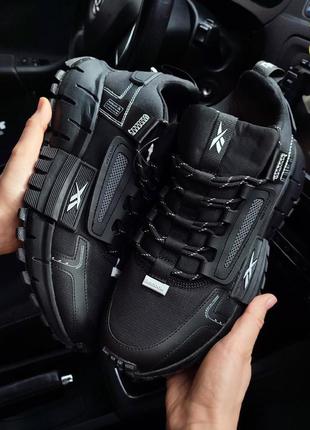Мужские кроссовки Footwear reebok instapump fury road sg black white edge черные с белым🔥