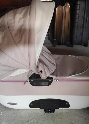 Детская коляска 3 в 1 adbor ottis (с матрасом, подушкой и другими средствами)