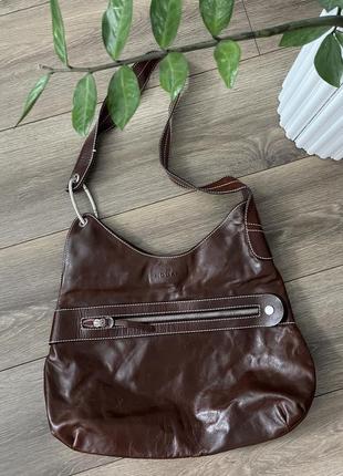 Сумка hogan, натуральна шкіра, італія
