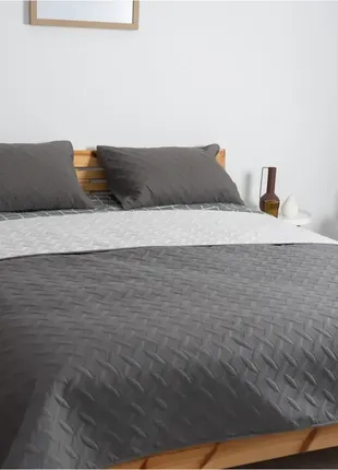 Покривало теп "vintage" сірий (150х210см; 180х240см; 220х240см; 260х240см)