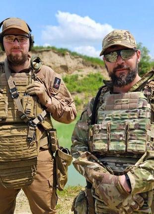 Плитоноска plate carrier u-win pro multicam бронежилет с функцией быстрого сброса 250х300 з камербандами под6 фото