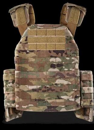 Плитоноска plate carrier u-win pro multicam бронежилет с функцией быстрого сброса 250х300 з камербандами под9 фото