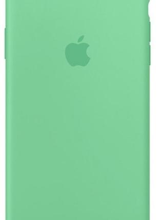 Силиконовый чехол с микрофиброй внутри iphone 6+/6s+ silicon case #50 spearmint