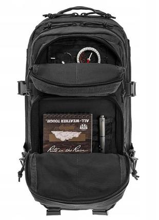 Тактичний рюкзак 20 літрів assault lazercut black mil-tec 14002602