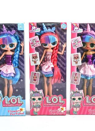 Лялька шарнірна lоl лол 11800 /фіолетова/