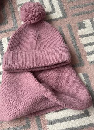 Шапка снуд zara