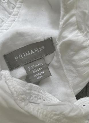 Літня сукня 100% бавовна 9-12 міс primark6 фото