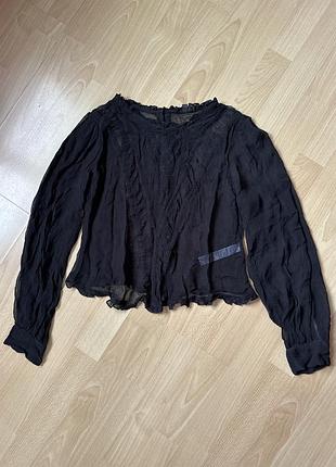 Полупрозрачная кофточка из вискозы