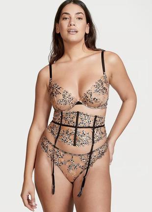 Новий оригінальний пояс victoria’s secret very sexy floral embroidered waist cincher