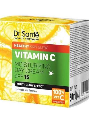 Омолаживающий дневной крем для лица dr.sante vitamin c, spf 15 50 мл