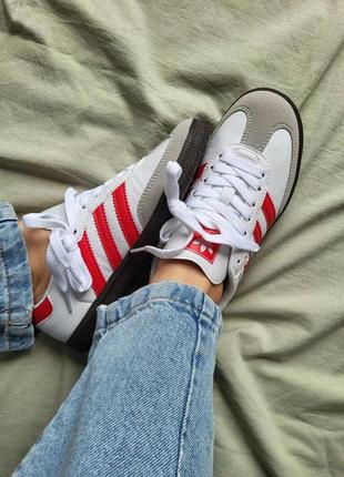 Жіночі кросівки adidas samba red ❤️‍🔥