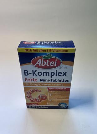 Біологічно активна добавка abtei komplex vitamin b, 50 шт.