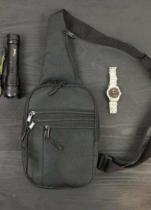 Вау 2 в 1 якісна тактична сумка з кобурою + професійний ліхтар police bl-x71-p501 фото