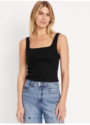 Майка рубчик кроп топ old navy