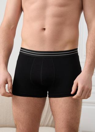 Чоловічі труси-боксери чорні - бамбук