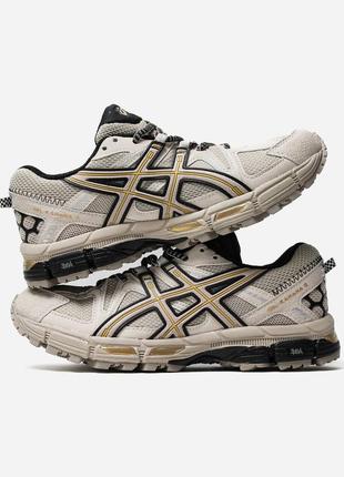 Asics gel kahana 8 beige gold для чоловіків висока якість стильно на нозі виглядає зручні в ходьбі
