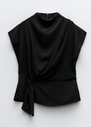 Топ зі зборками zara