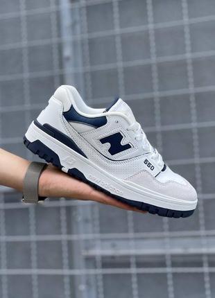 New balance 550 navy blue low 4