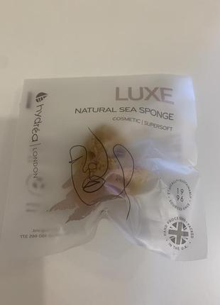 Супер мʼякий спонж hydrea london luxe natural sea sponge cosmetic supersoft