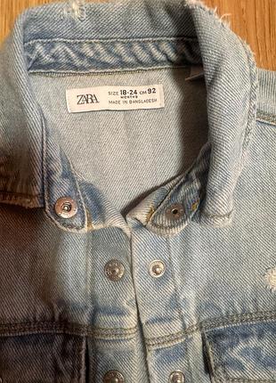 Zara джинсовая куртка 4