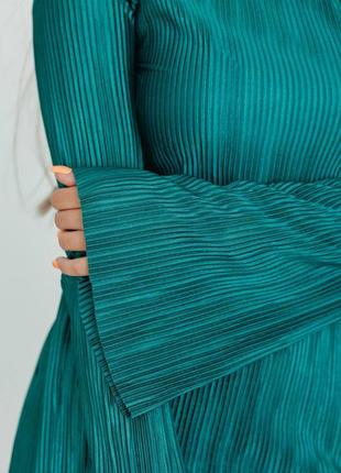 Елегантна нарядна вечірня сукня смарагдового кольору