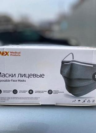 Медична маска чорна опт