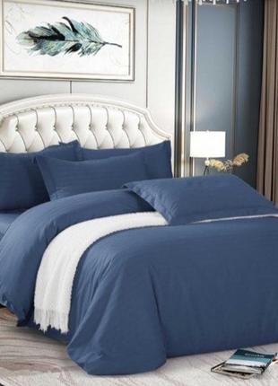 Комплект постільної білизни vitex ms15-1611 євро(р) 50*70см пудровий, синій, персиковий