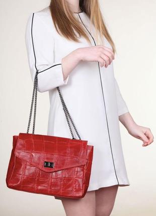 Сумка женская натуральная кожа стильная вместительная классная модная