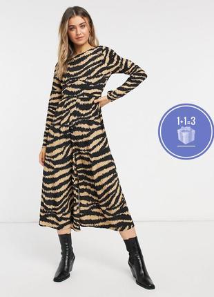 Комбинезон в анималистический принт asos 10рр вискоза