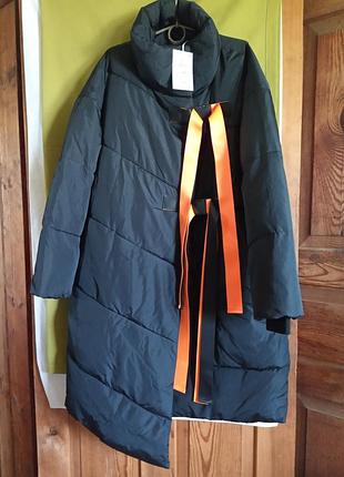 Пуфер пуховик ковдра oversize 48-52