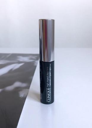 Міні туш для об’єму вій clinique high impact mascara. 3,5 мл. оригінал. нова📦є відправка новою поштою