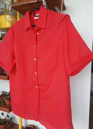 Винтажная женская рубашка 40 l/xl