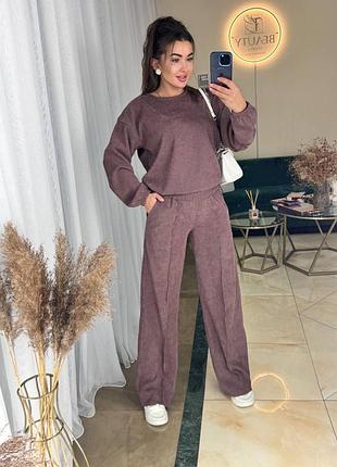 Женский спортивный брючный вельветовый костюм двойка прогулочный,жіночий брючний спортивний костюм двійка,прогулянковий5 фото
