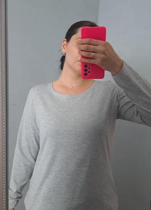 Сірий базовий джемпер