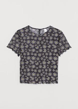 Топ в ромашки h&m5 фото