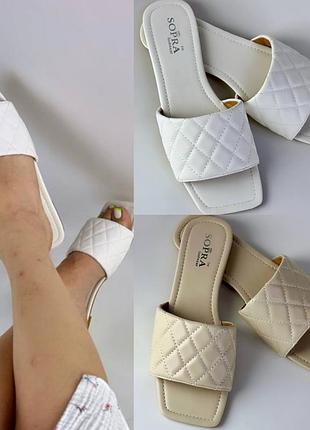 Шлепанцы женские на низком ходу