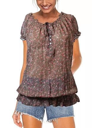 Шифоновая женская блуза