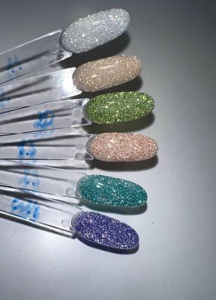 Базове світловідбивне покриття для нігтів дизайнер (9мл) disco color base5 фото
